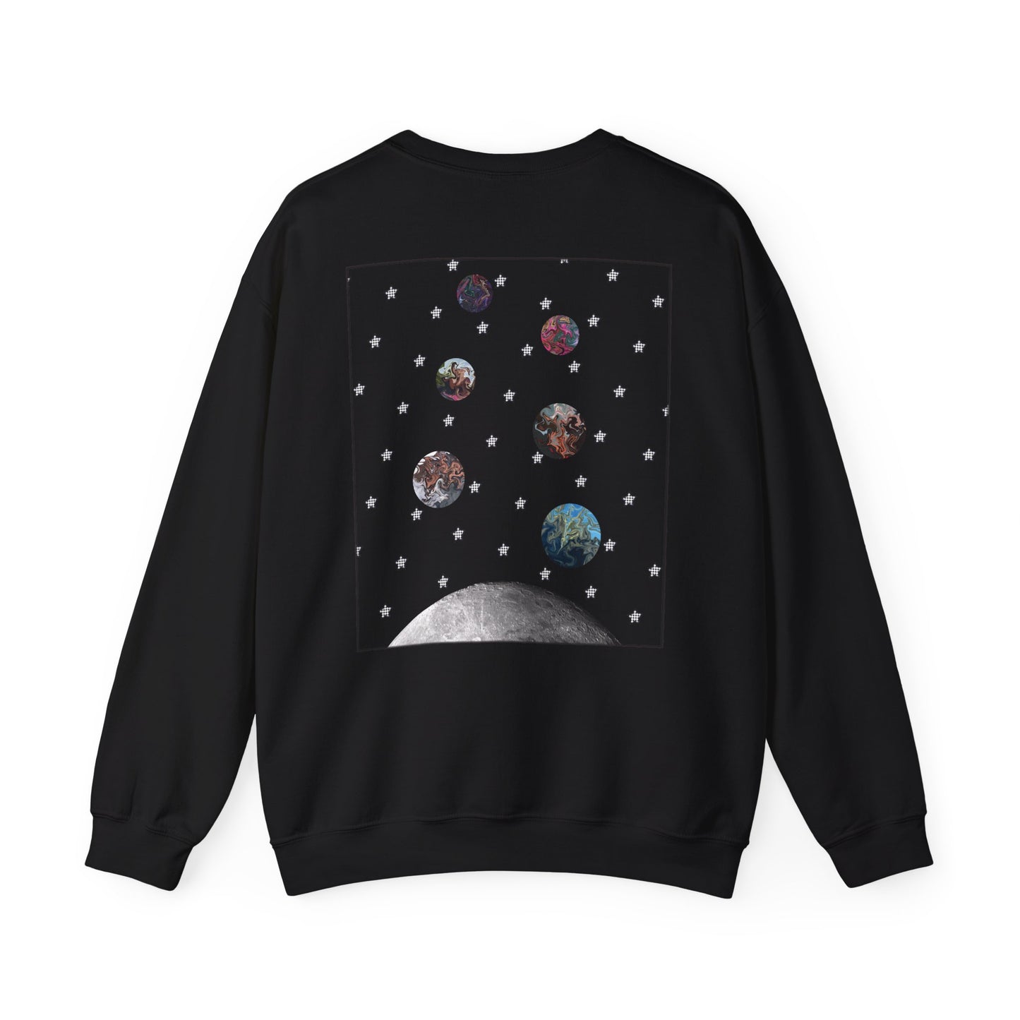 Utopia|Space|Unisex Heavy Blend™ Crewneck Sweatshirt