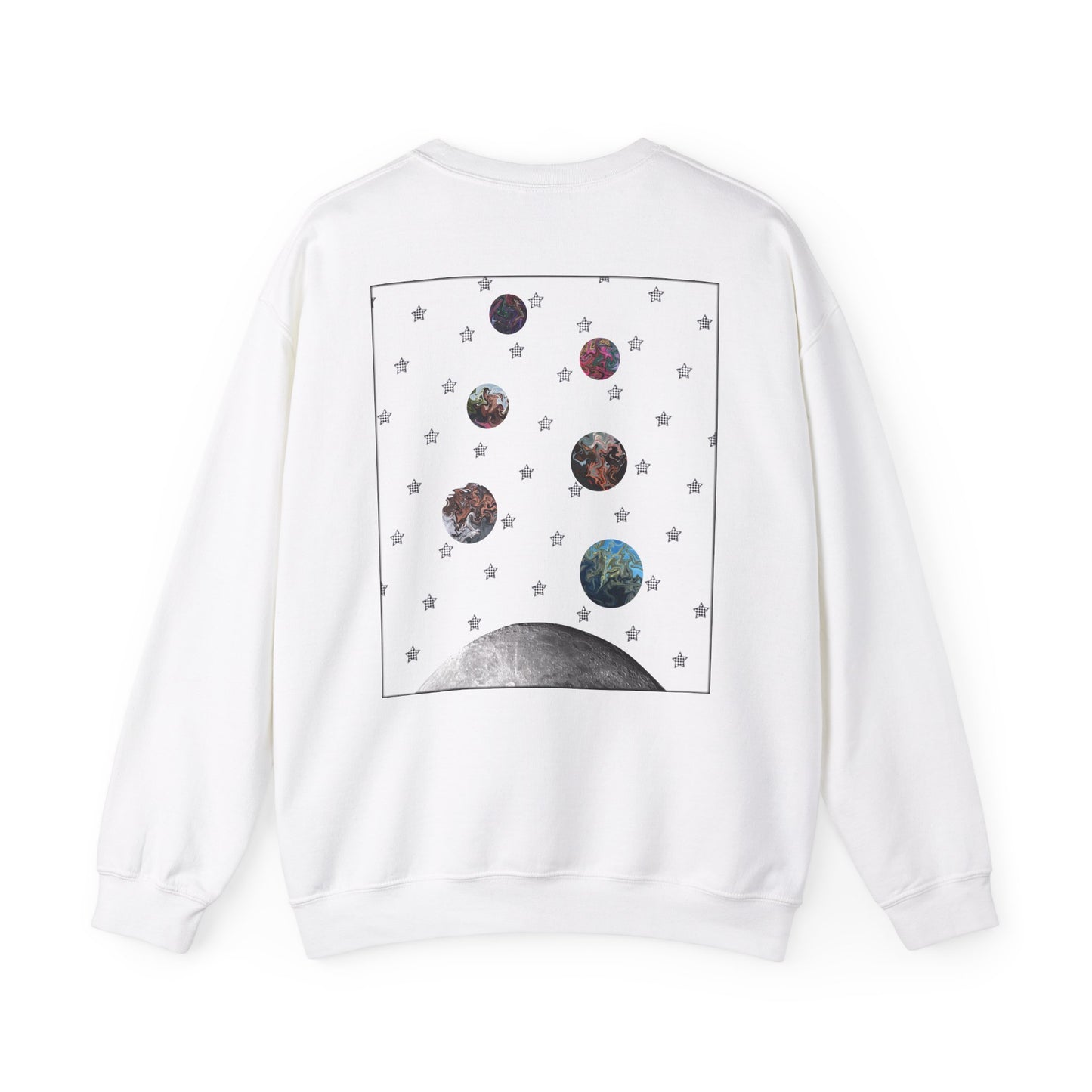 Utopia|Space|Unisex Heavy Blend™ Crewneck Sweatshirt