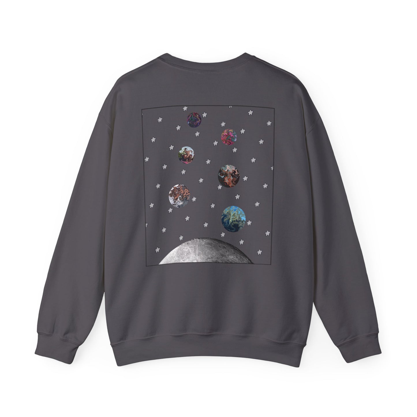 Utopia|Space|Unisex Heavy Blend™ Crewneck Sweatshirt