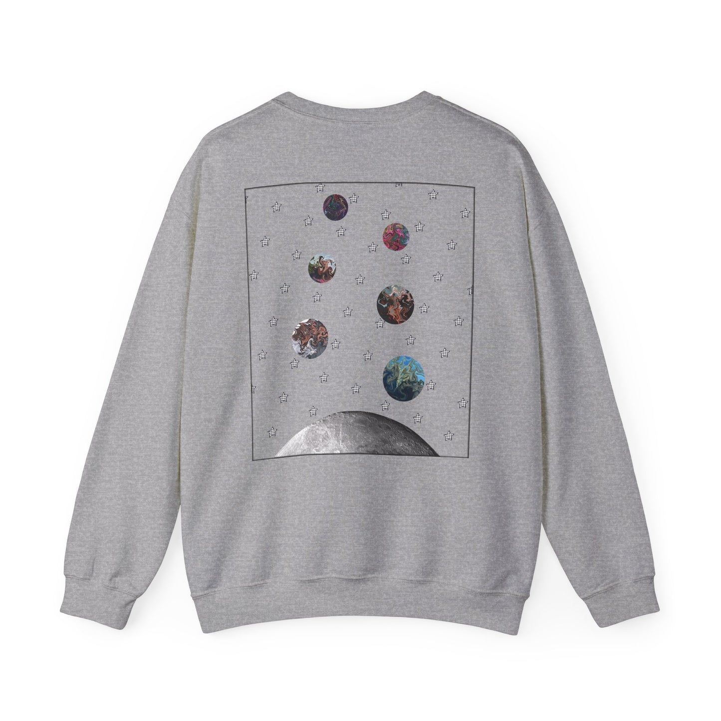 Utopia|Space|Unisex Heavy Blend™ Crewneck Sweatshirt